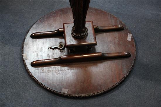 A fine Chippendale period mahogany tea table, W.1ft 11in. H.2ft 6in.